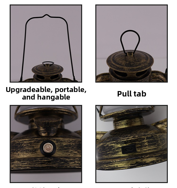 Lowember Ember Lantern — cordless flame lantern for the den